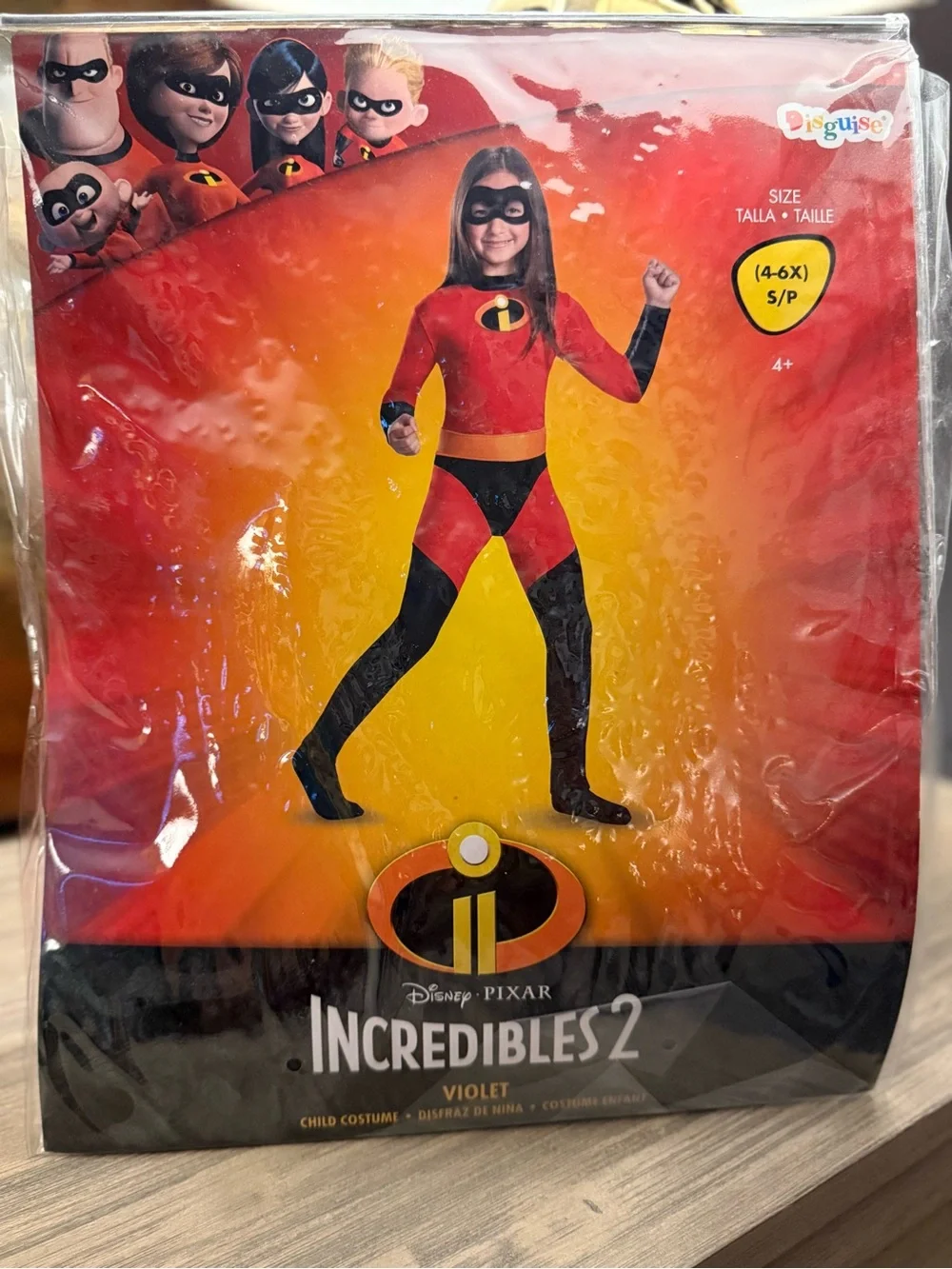 Incredibles 2 Violet Kids Costume - Red and Black